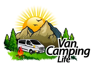 Van Camping Life logo design by Suvendu