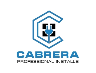 Cabrera Professional Installs  logo design by citradesign