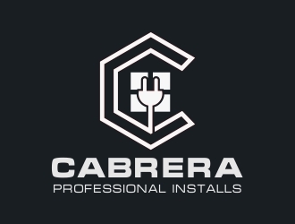 Cabrera Professional Installs  logo design by citradesign