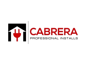 Cabrera Professional Installs  logo design by citradesign