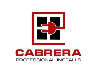 Cabrera Professional Installs  logo design by citradesign