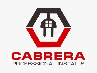 Cabrera Professional Installs  logo design by citradesign