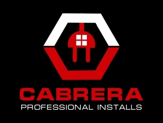Cabrera Professional Installs  logo design by citradesign