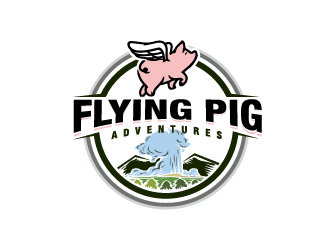 Flying Pig Adventures logo design by firstmove