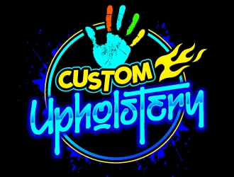 Custom Upholstery logo design by REDCROW