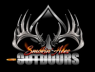 Smokin’ Aces Outdoors logo design by Suvendu
