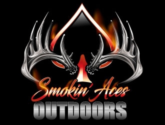 Smokin’ Aces Outdoors logo design by Suvendu