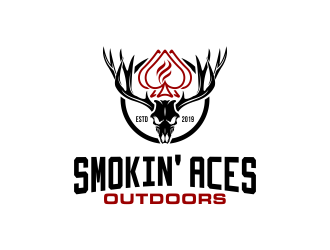 Smokin’ Aces Outdoors logo design by SmartTaste