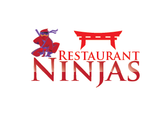 Restaurant Ninjas logo design by pixeldesign