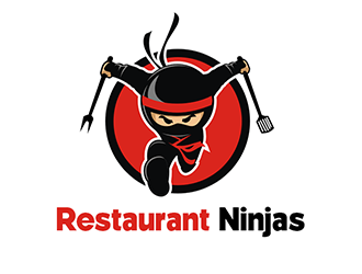 Restaurant Ninjas logo design by Optimus