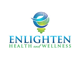 Enlighten Health and Wellness logo design by pixalrahul