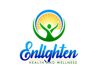 Enlighten Health and Wellness logo design by desynergy