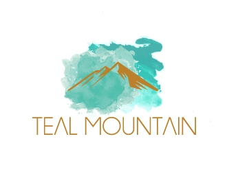 Teal Mountain logo design by ElonStark