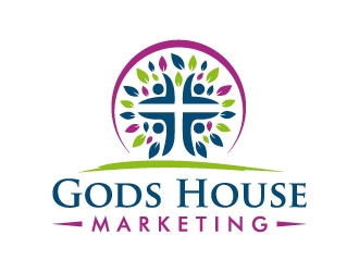 Gods House Marketing logo design by akilis13