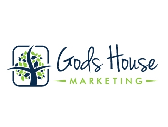 Gods House Marketing logo design by akilis13
