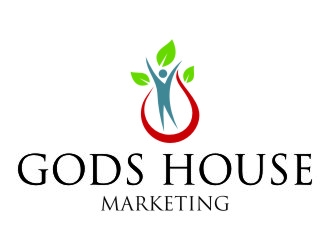 Gods House Marketing logo design by jetzu