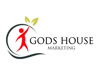 Gods House Marketing logo design by jetzu
