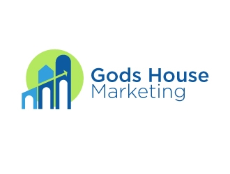 Gods House Marketing logo design by dondeekenz