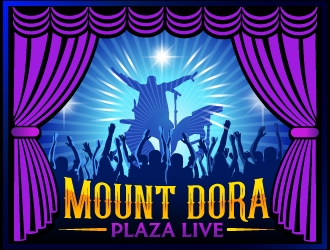 Mount Dora Plaza Live  logo design by Suvendu