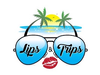 Lips & Trips logo design by logoguy