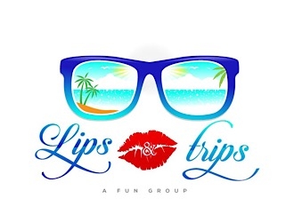 Lips & Trips logo design by logoguy