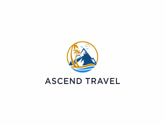 Ascend Travel logo design by valace