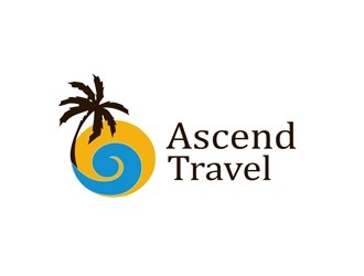 Ascend Travel logo design by bougalla005