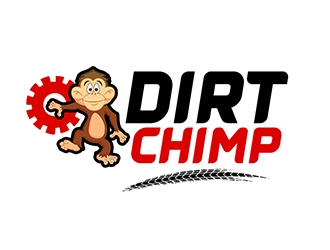 Dirt Chimp logo design by PrimalGraphics