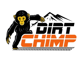 Dirt Chimp logo design by DreamLogoDesign
