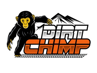 Dirt Chimp logo design by DreamLogoDesign