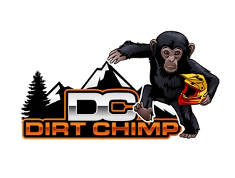 Dirt Chimp logo design by DreamLogoDesign