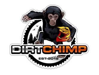 Dirt Chimp logo design by DreamLogoDesign