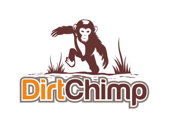 Dirt Chimp logo design by AisRafa