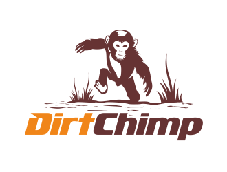 Dirt Chimp logo design by AisRafa