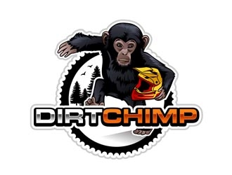 Dirt Chimp logo design by DreamLogoDesign