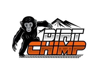 Dirt Chimp logo design by DreamLogoDesign