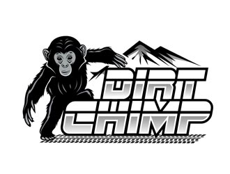Dirt Chimp logo design by DreamLogoDesign