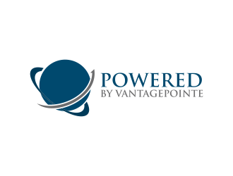 Powered by VantagePointe logo design by RIANW
