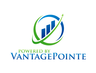 Powered by VantagePointe logo design by lexipej