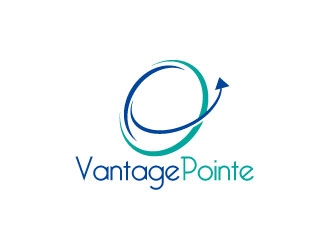 Powered by VantagePointe logo design by uttam