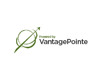 Powered by VantagePointe logo design by my!dea