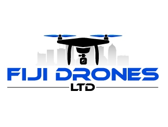 Fiji Drones LTD logo design by ElonStark