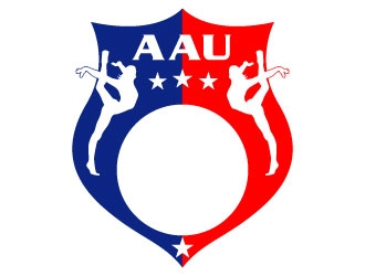 AAU Gymnastics logo design by uttam