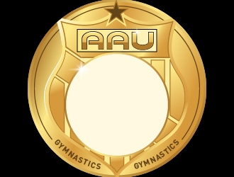 AAU Gymnastics logo design by pollo