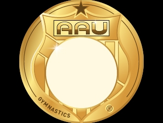 AAU Gymnastics logo design by pollo