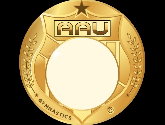 AAU Gymnastics logo design by pollo