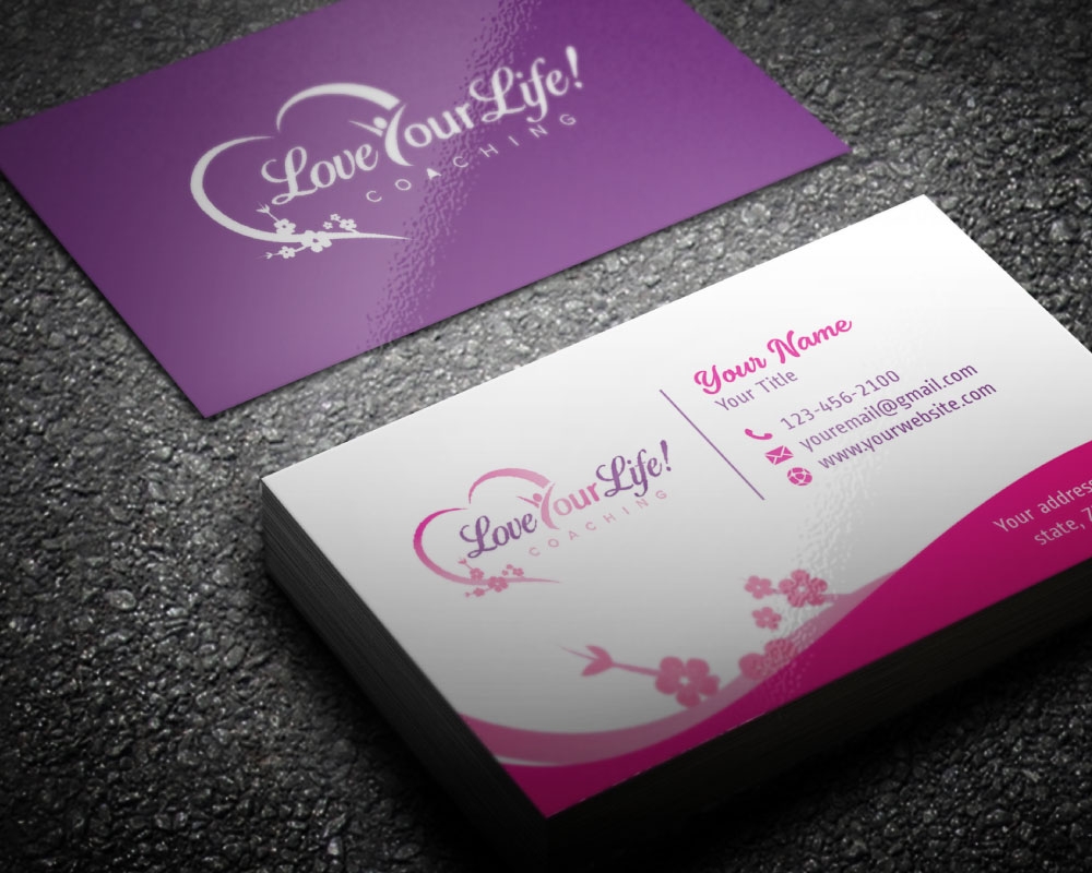 Love Your Life! Coaching logo design by Boomstudioz