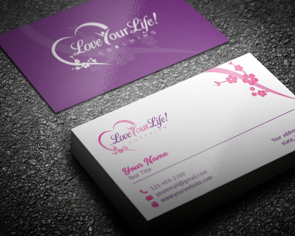 Love Your Life! Coaching logo design by Boomstudioz