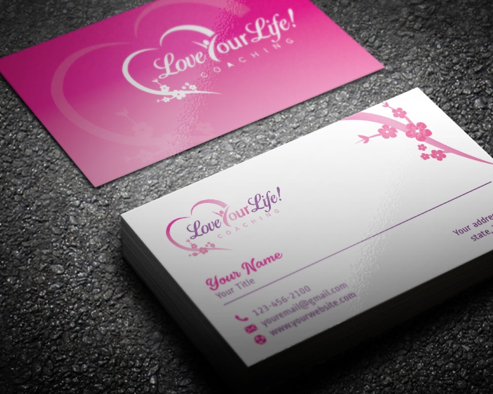 Love Your Life! Coaching logo design by Boomstudioz