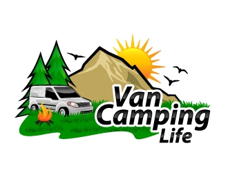 Van Camping Life logo design by LogOExperT